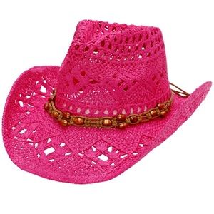 Beaded coastal cowboy hat